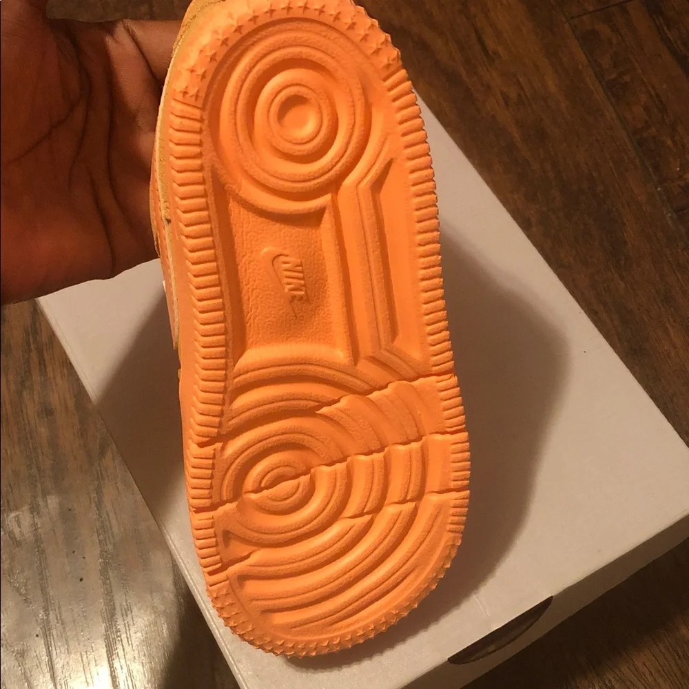 Nike Toddler  Orange Air Force Ones Brand New